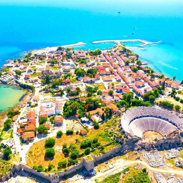 Alanya to Side and Manavgat Waterfall: Private day trip