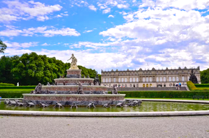 Herrenchiemsee-palatset pÄ sjön Chiemsee
