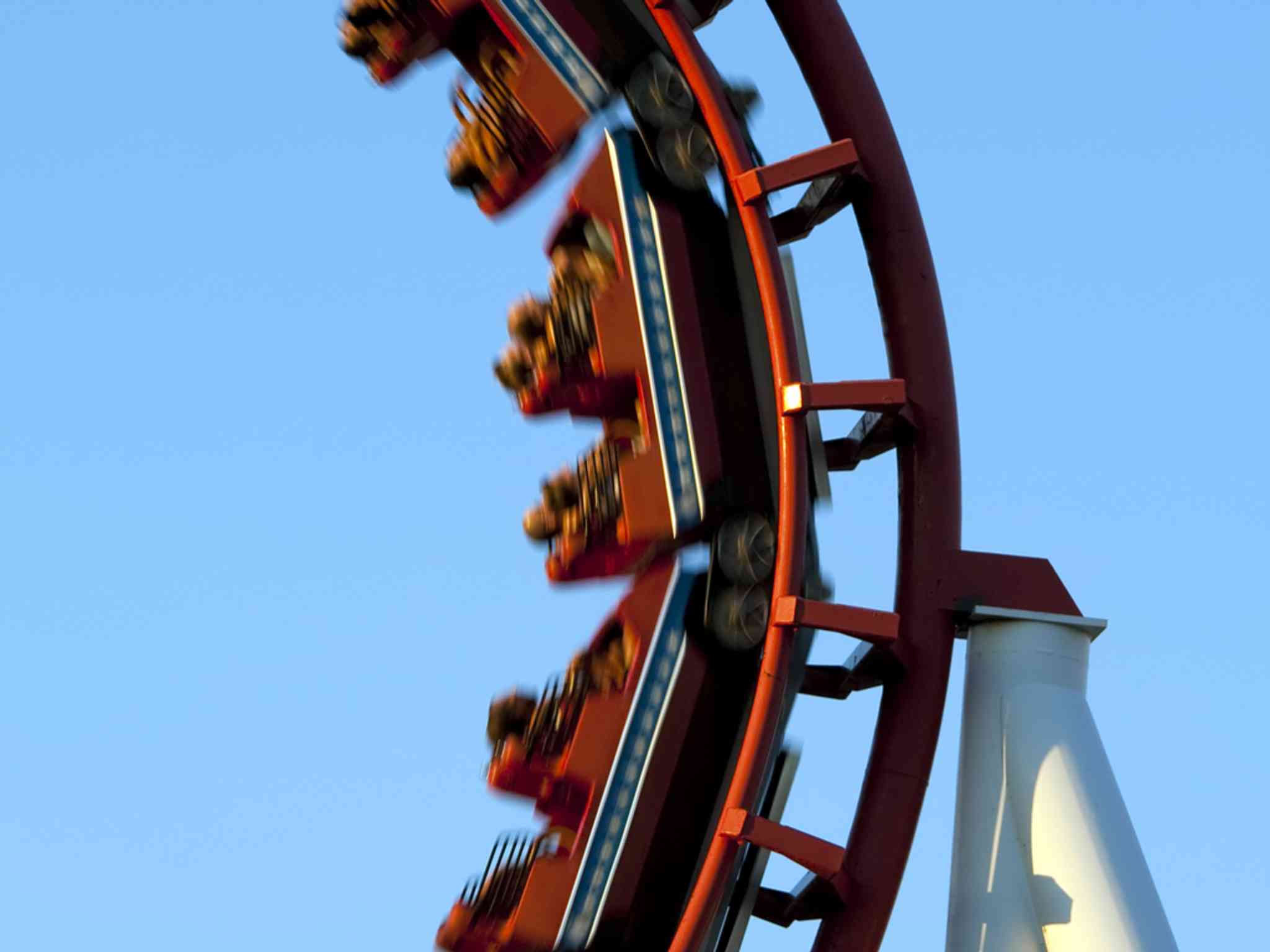 Blick auf die Landschaft von Six Flags Great Adventure - private Tagesreise von Newark, NJ - Foto 2