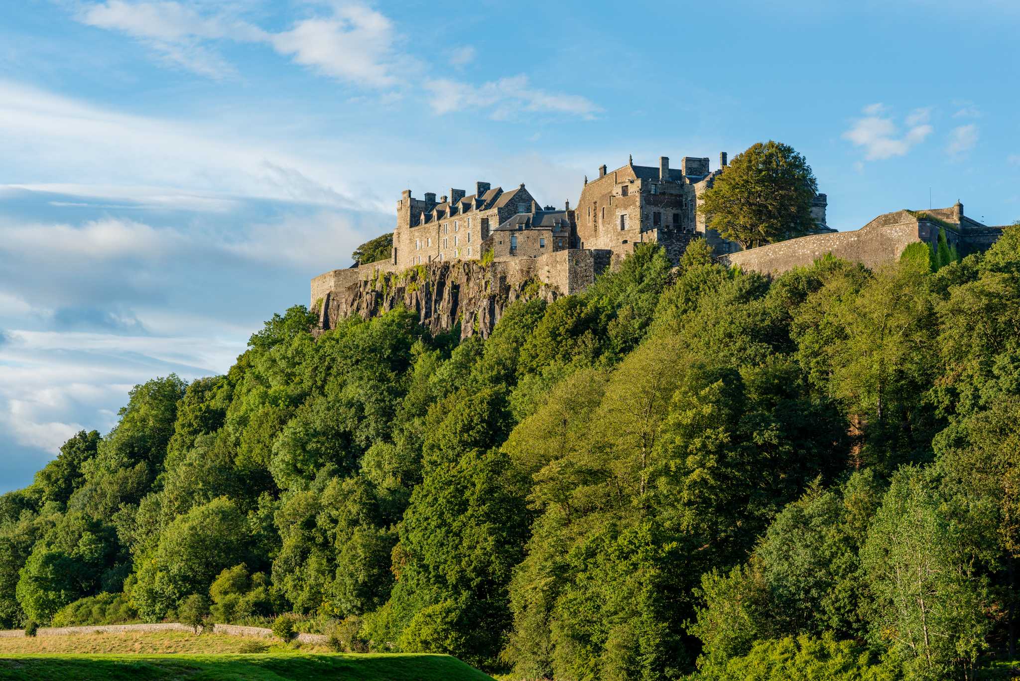 Itinerary stop at Stirling Castle on private day trip from Edinburgh