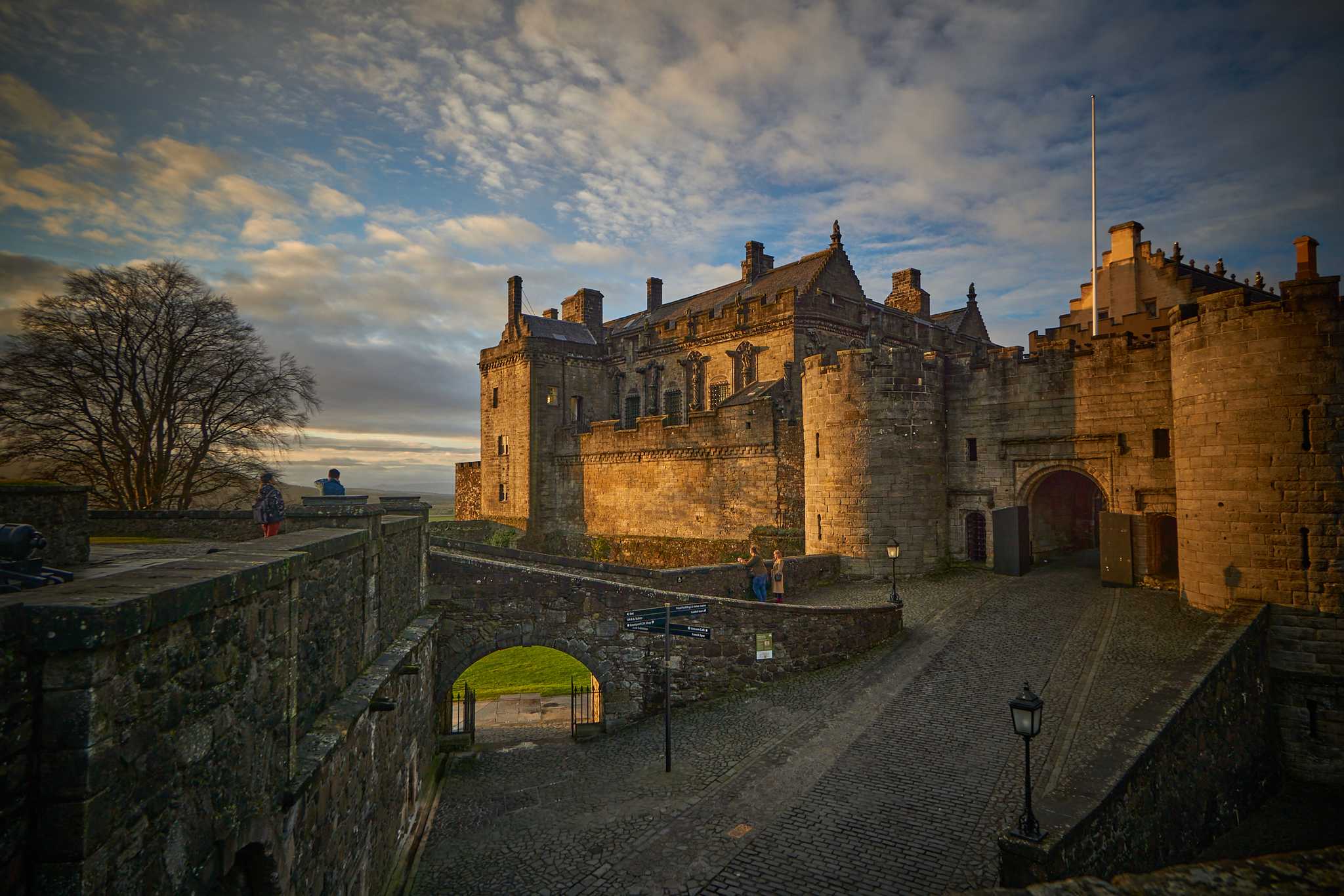 Itinerary stop at Stirling Castle on private day trip from Edinburgh