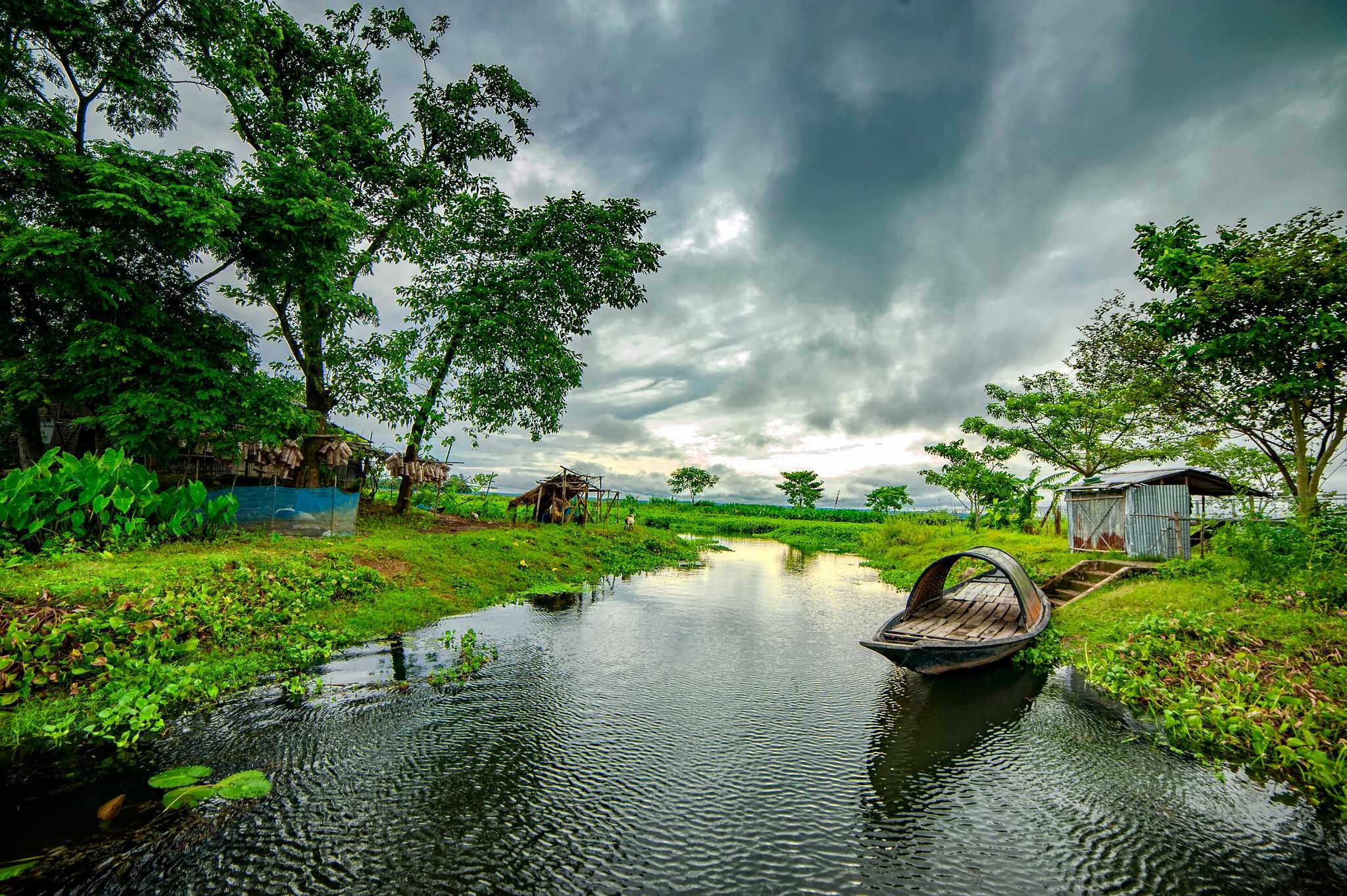 Private Autotransferdienste in Sylhet - malerische Aussicht auf Sylhet in Bangladesch