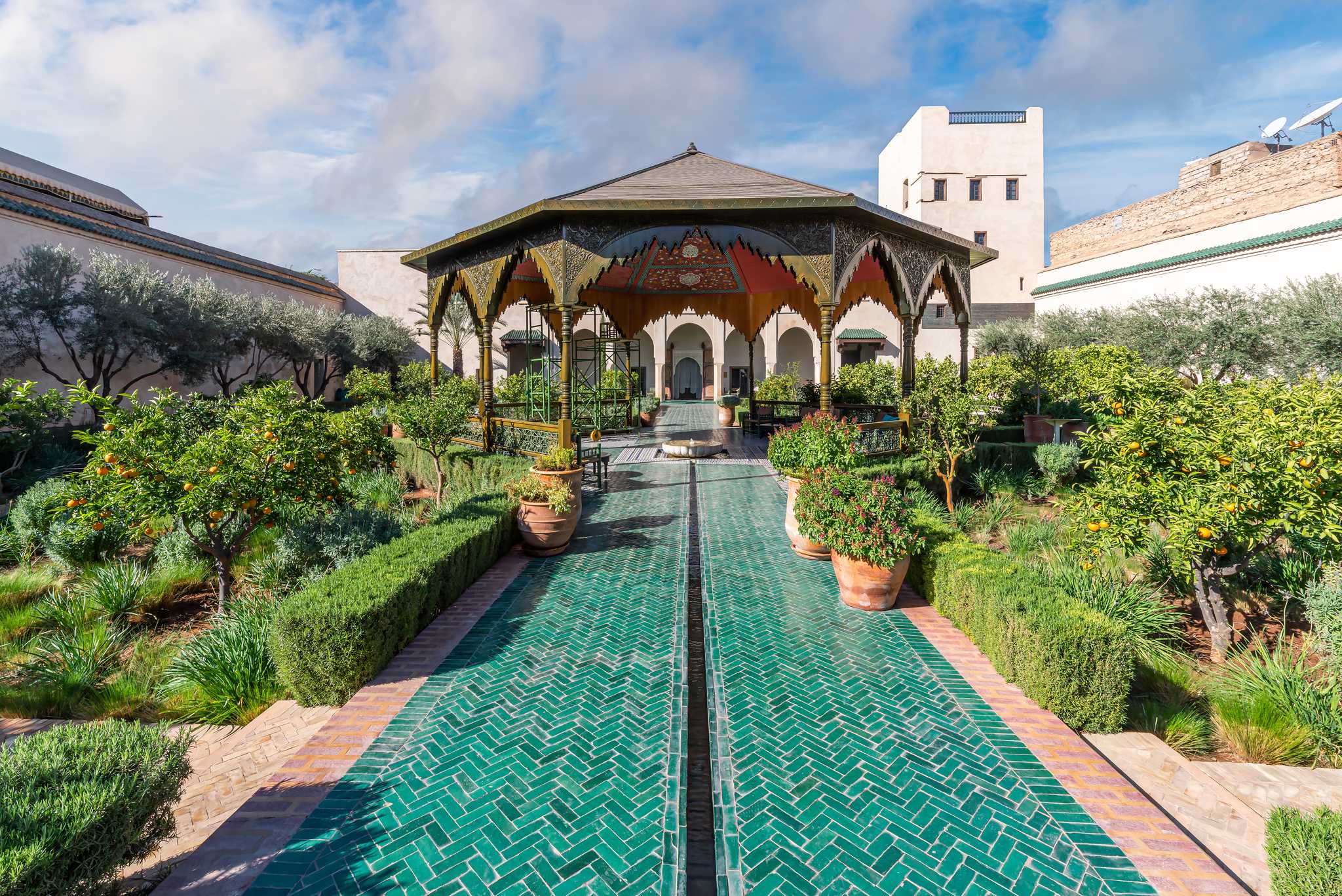 Parada no itinerário em The Organic Aromatic Garden of Ourika em viagem particular de um dia a partir de Marrakesh