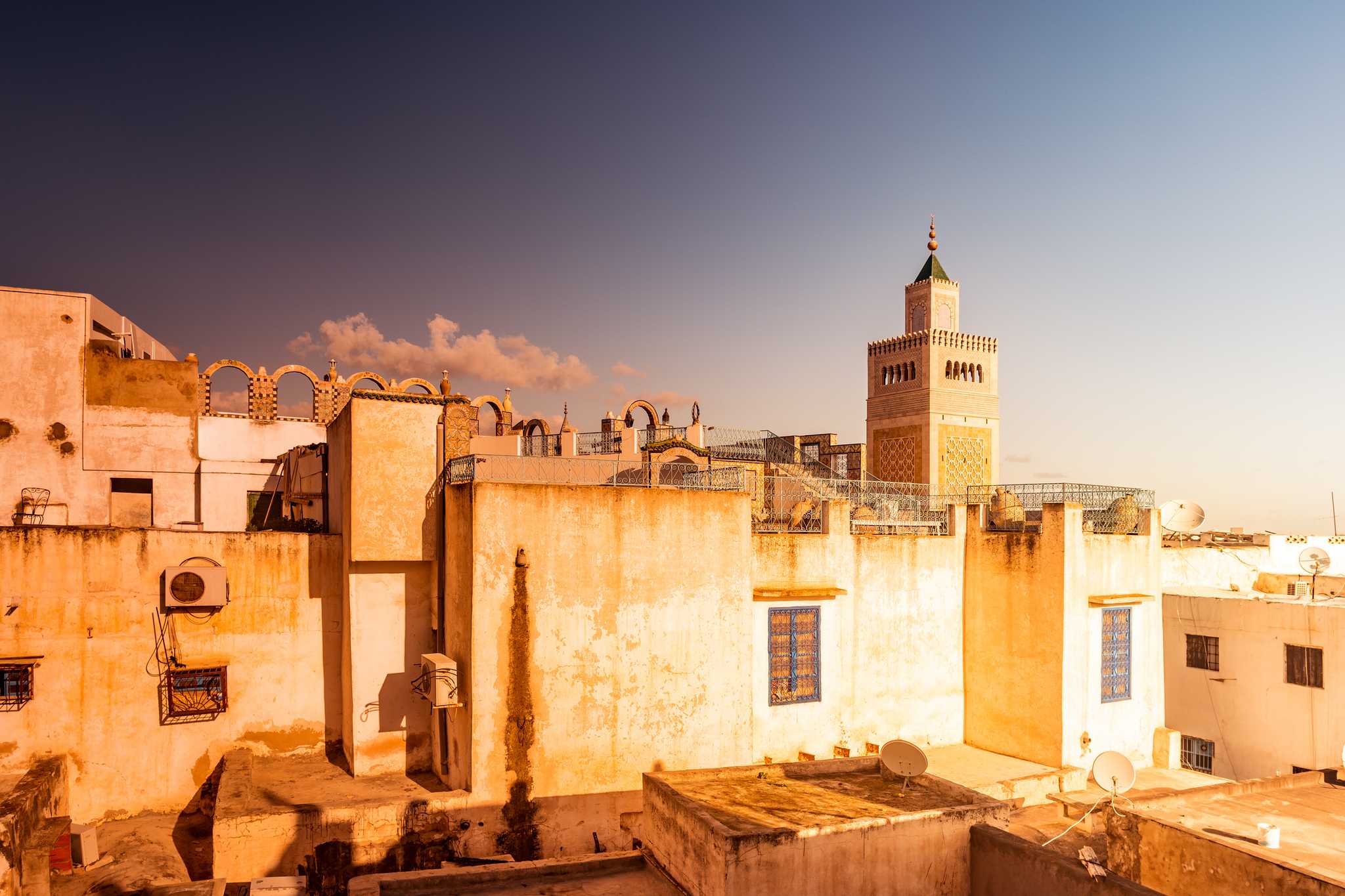 Private car transfer services in Tunis-Carthage International Airport - scenic view on Tunis-Carthage International Airport in Tunisia