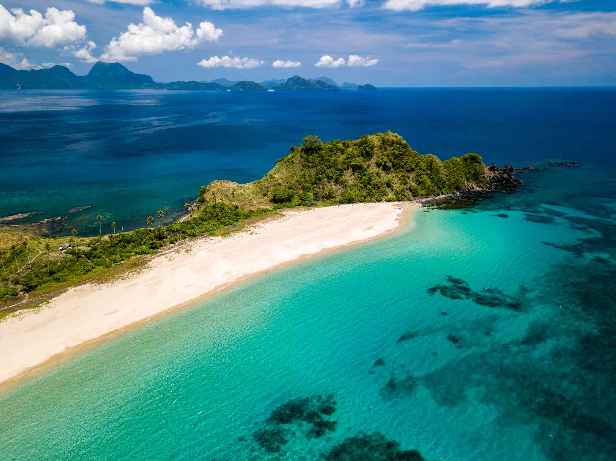 双子海滩 的风景 - 从 Puerto Princesa 出发的私人 一日游 - 照片 2