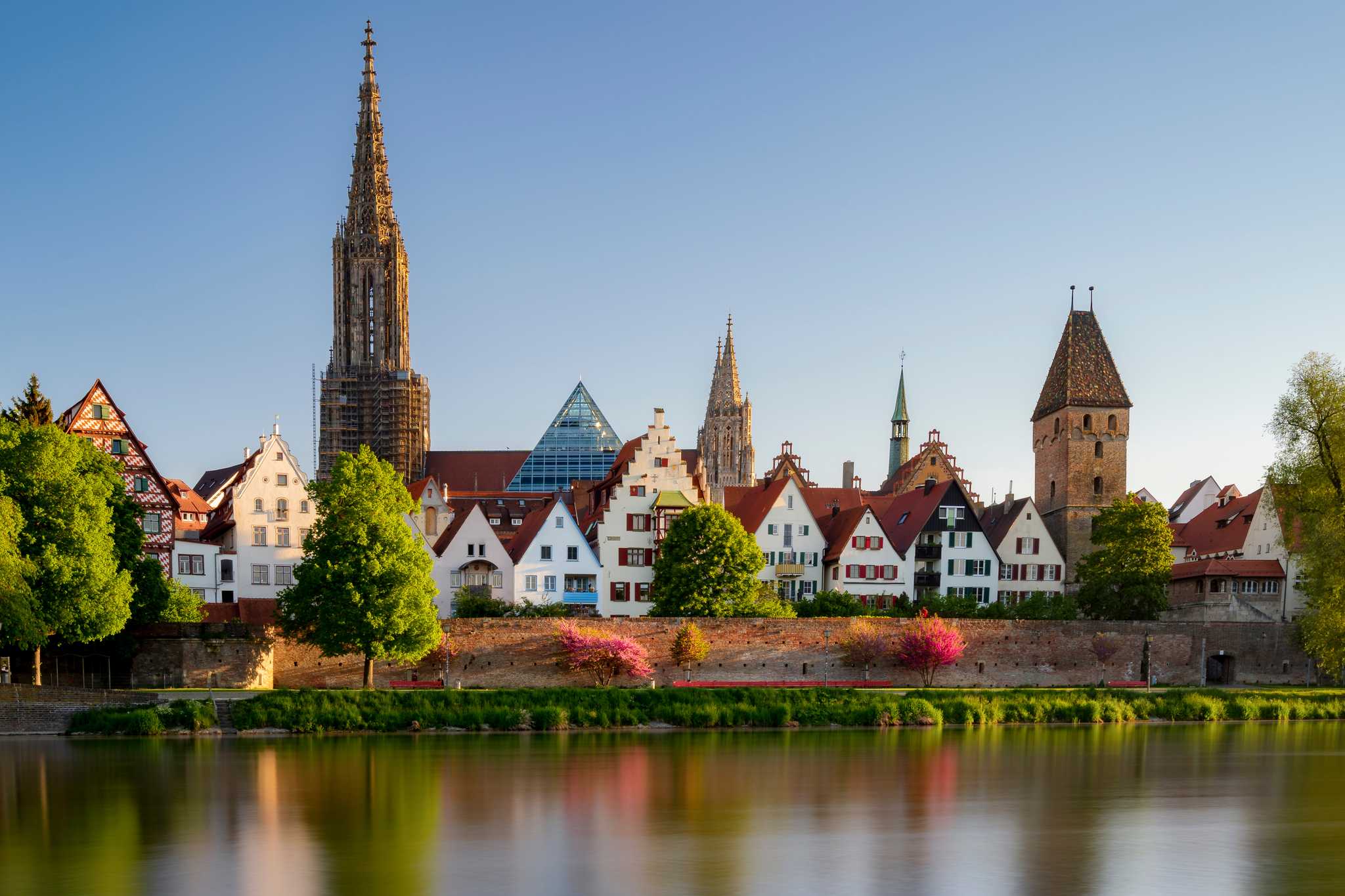 Resplan stopp vid Ulm Minster på privat dagsutflykt från Munich
