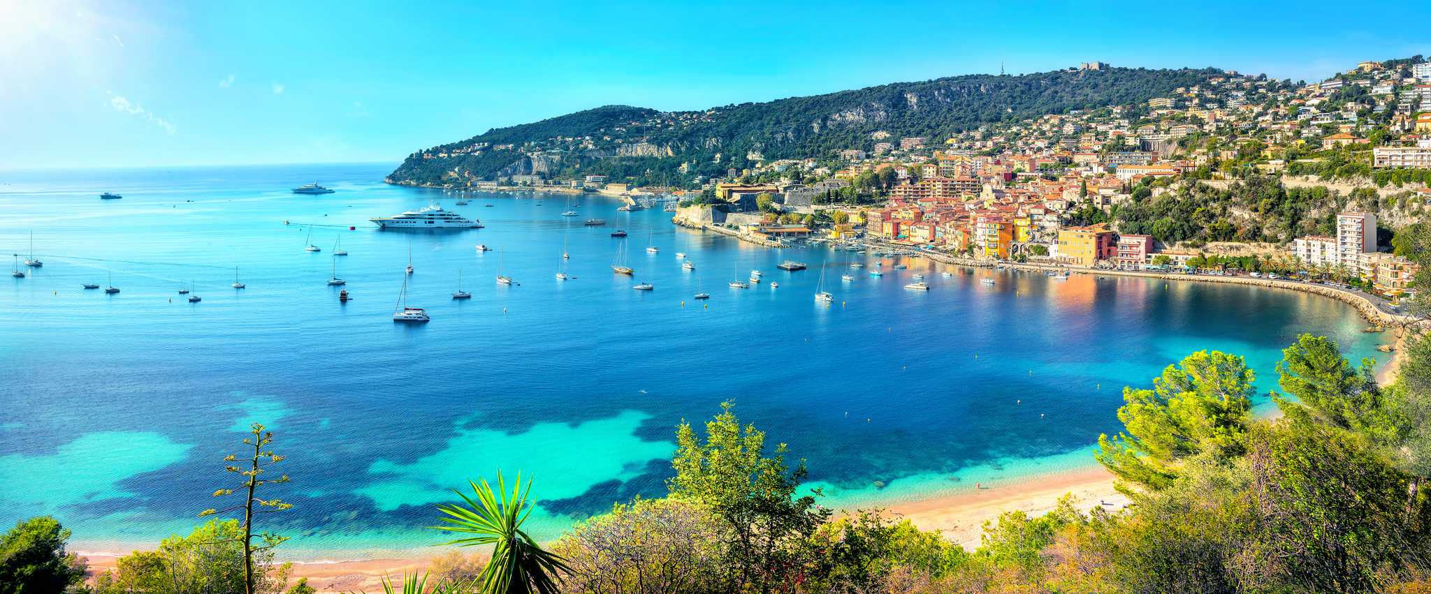 Reiseroute Stop in Villefranche-sur-Mer auf privatem Tagesausflug von Nice