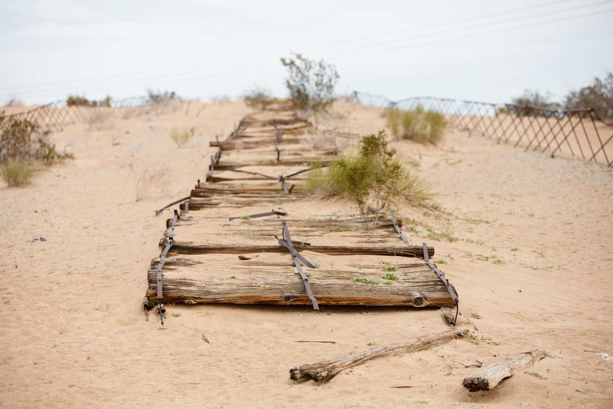 在 从 glendale-ca-us 到 yuma-az-us 的途中，参观 Wood Plank Road ，通过 Daytrip