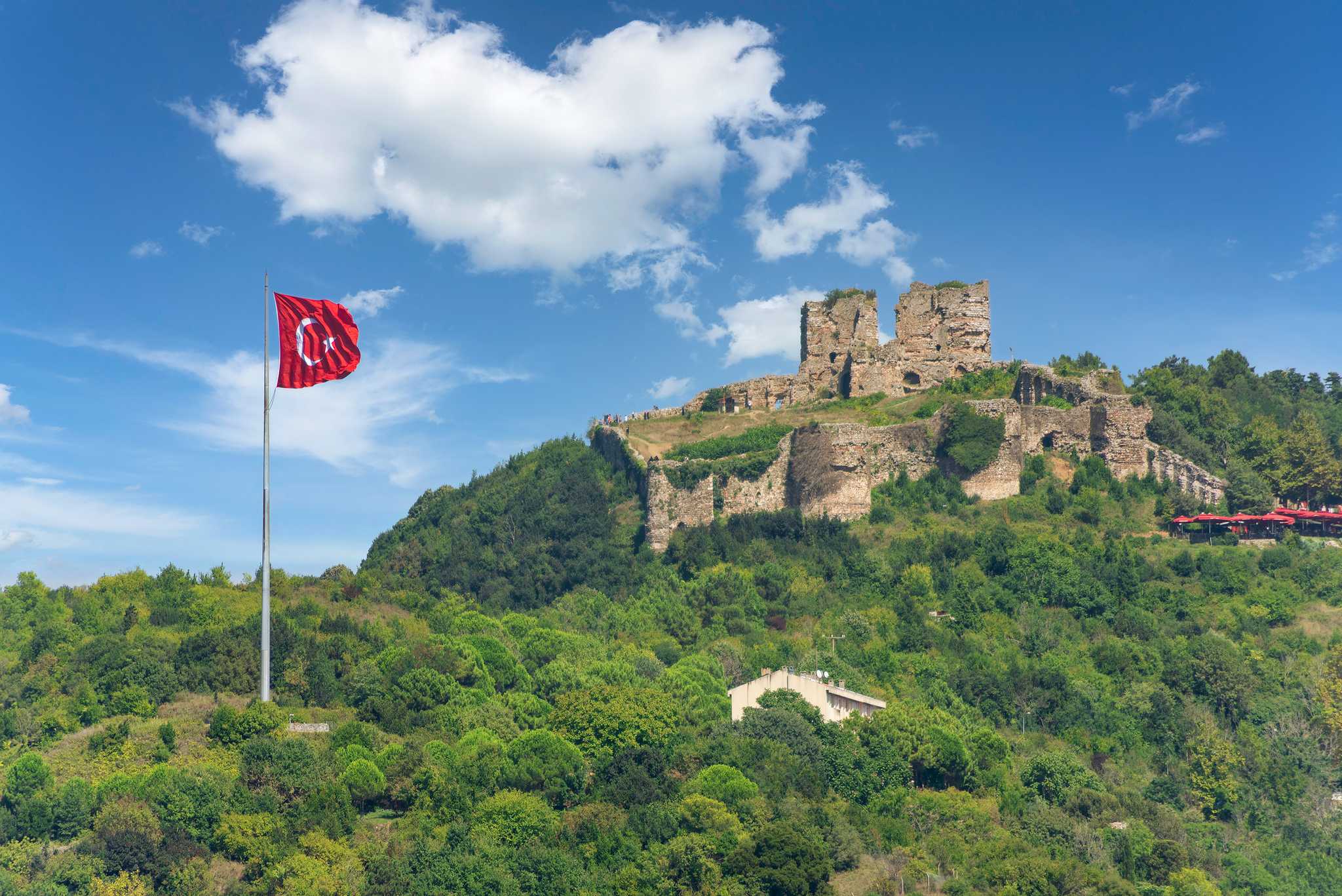 Arrêt de l'itinéraire à Yoros Castle lors d'une excursion privée d'une journée depuis Istanbul